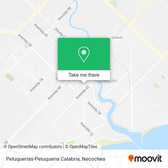 Peluquerías-Peluqueria Calabria map