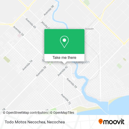 Todo Motos Necochea map