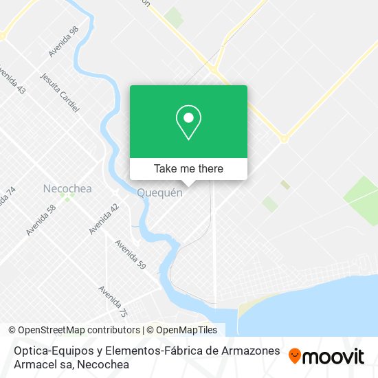 Mapa de Optica-Equipos y Elementos-Fábrica de Armazones Armacel sa