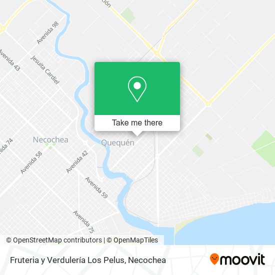 Mapa de Fruteria y Verdulería Los Pelus