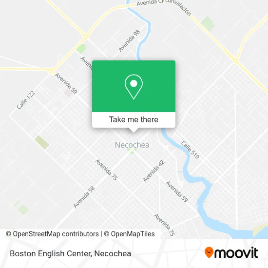 Boston English Center map