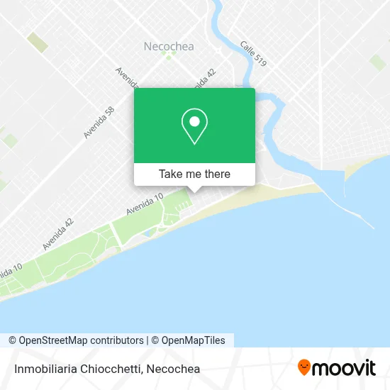 Inmobiliaria Chiocchetti map