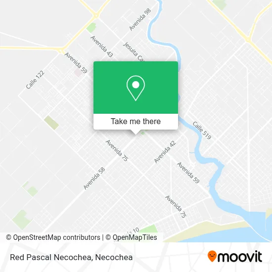 Red Pascal Necochea map