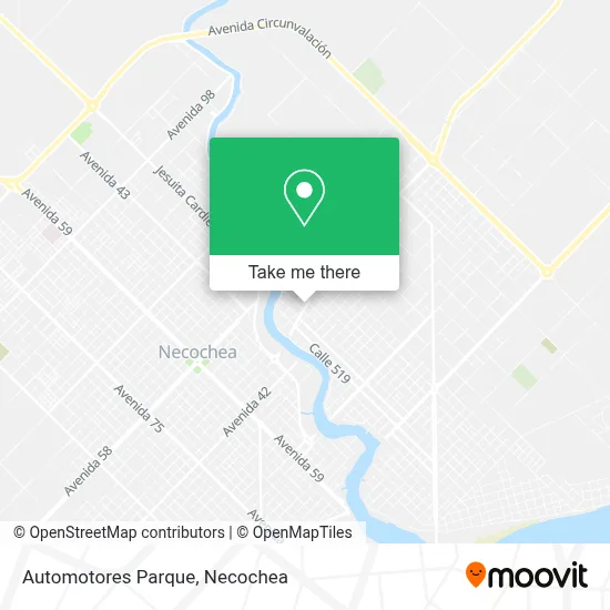Automotores Parque map