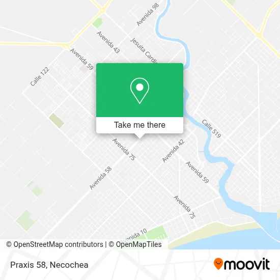 Praxis 58 map