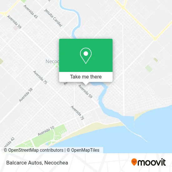 Balcarce Autos map