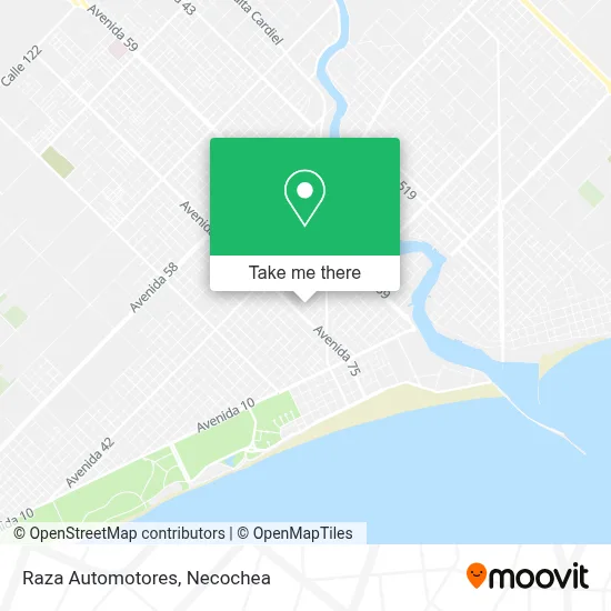 Raza Automotores map