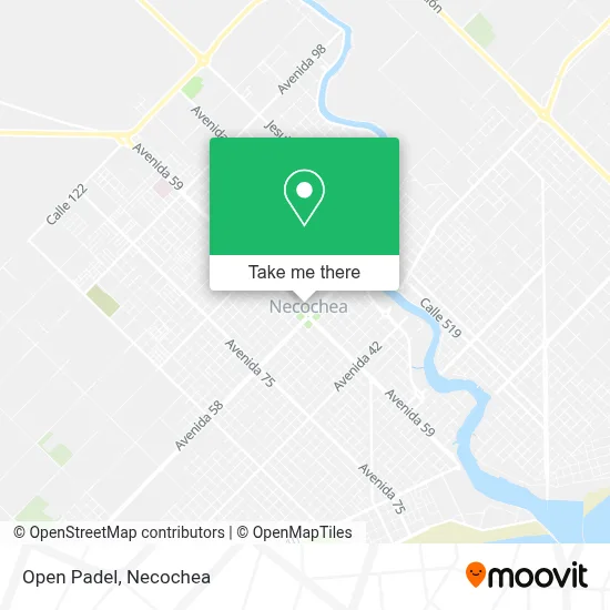 Open Padel map