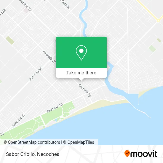 Sabor Criollo map