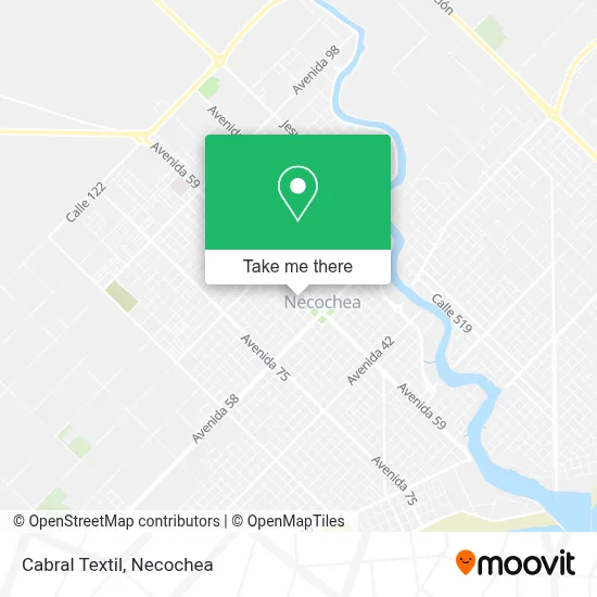 Cabral Textil map