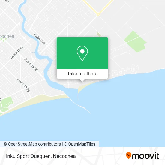 Inku Sport Quequen map