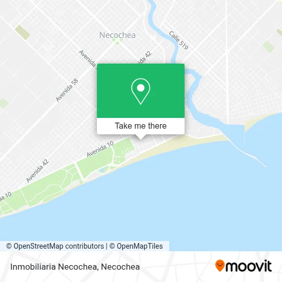 Inmobiliaria Necochea map