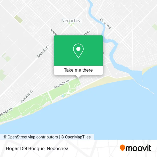 Hogar Del Bosque map