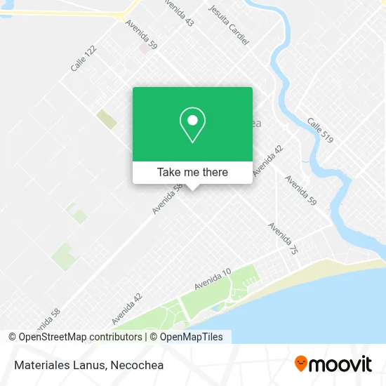 Materiales Lanus map