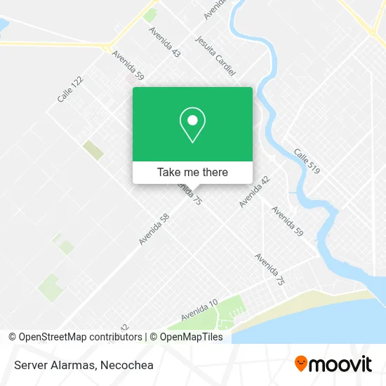 Server Alarmas map