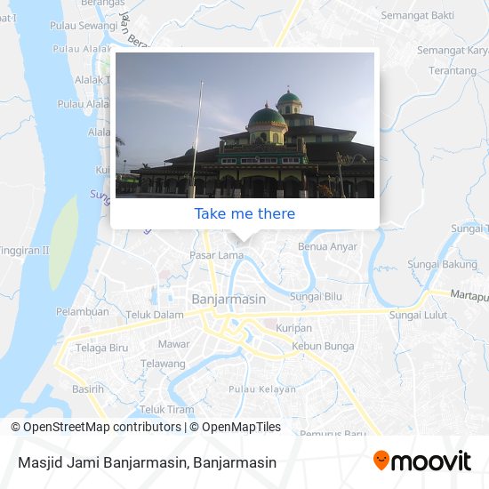 Masjid Jami Banjarmasin map
