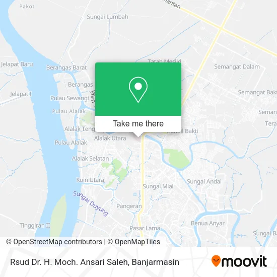 Rsud Dr. H. Moch. Ansari Saleh map