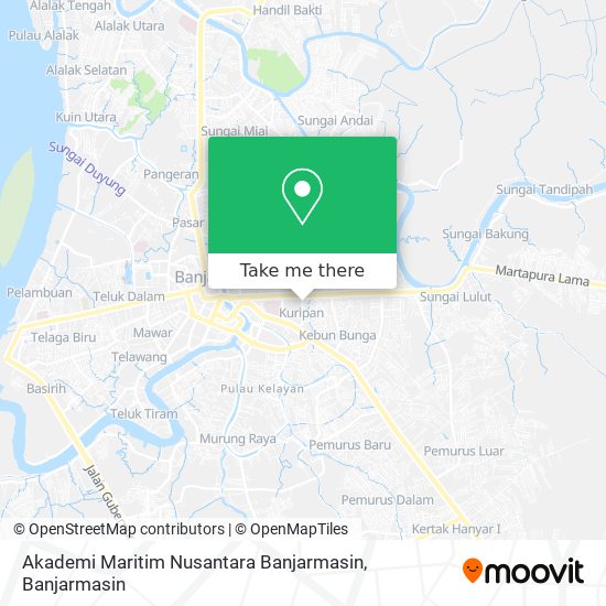 Akademi Maritim Nusantara Banjarmasin map