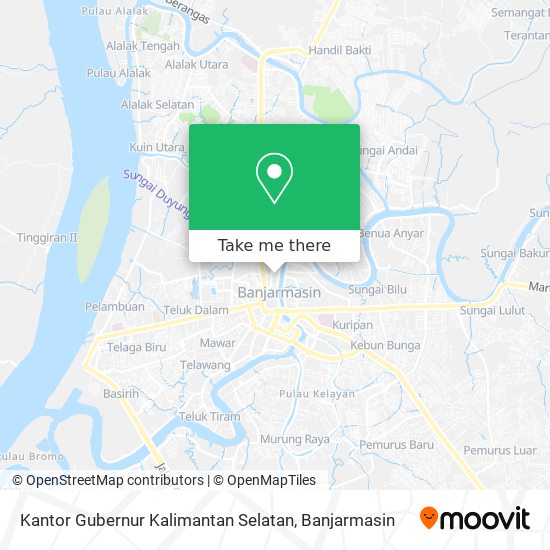 Kantor Gubernur Kalimantan Selatan map