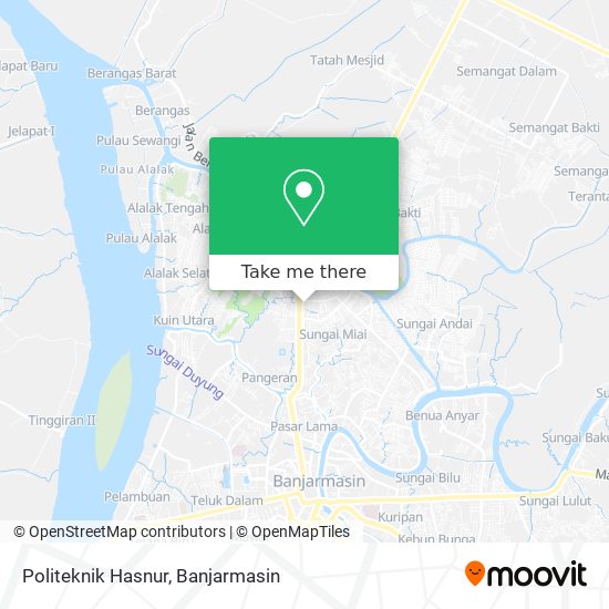 Politeknik Hasnur map