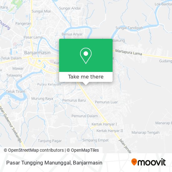 Pasar Tungging Manunggal map