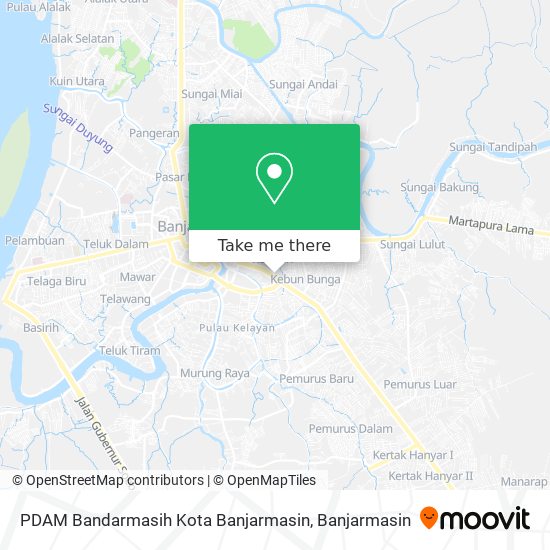 PDAM Bandarmasih Kota Banjarmasin map