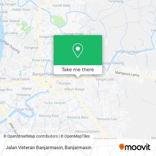 Jalan Veteran Banjarmasin map
