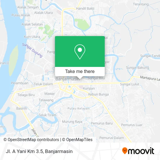 Jl. A Yani Km 3.5 map