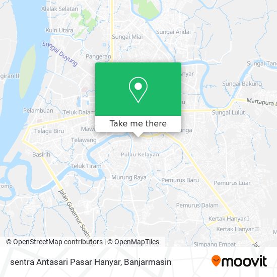 sentra Antasari Pasar Hanyar map