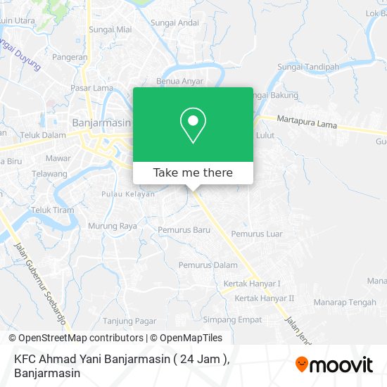 KFC Ahmad Yani Banjarmasin ( 24 Jam ) map