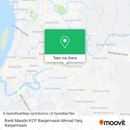 Bank Mandiri KCP Banjarmasin Ahmad Yanj map