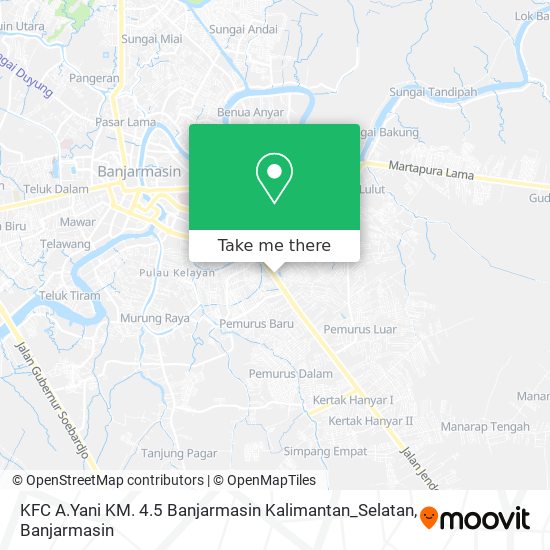 KFC A.Yani KM. 4.5 Banjarmasin Kalimantan_Selatan map