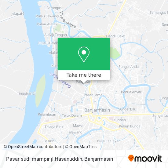 Pasar sudi mampir jl.Hasanuddin map
