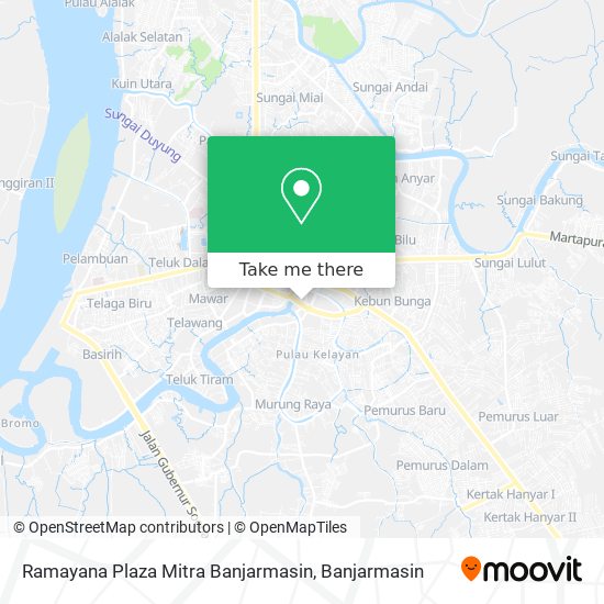 Ramayana Plaza Mitra Banjarmasin map