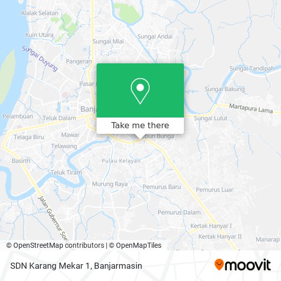 SDN Karang Mekar 1 map