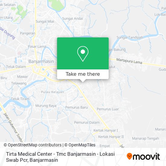 Tirta Medical Center - Tmc Banjarmasin - Lokasi Swab Pcr map