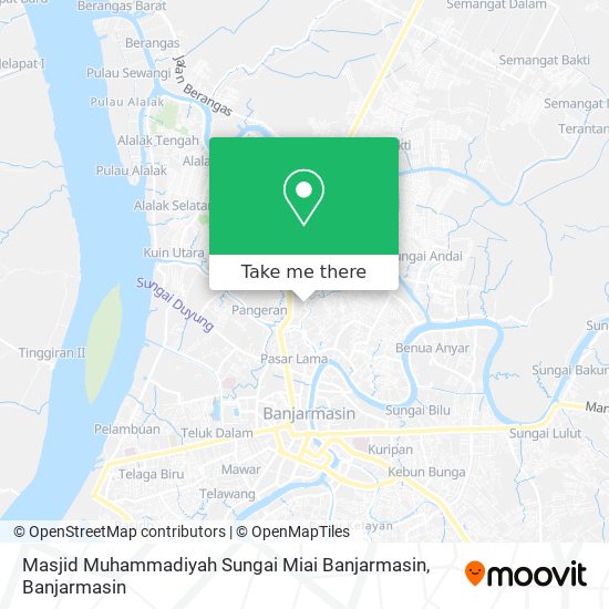 Masjid Muhammadiyah Sungai Miai Banjarmasin map