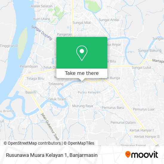 Rusunawa Muara Kelayan 1 map