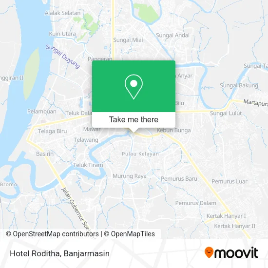 Hotel Roditha map