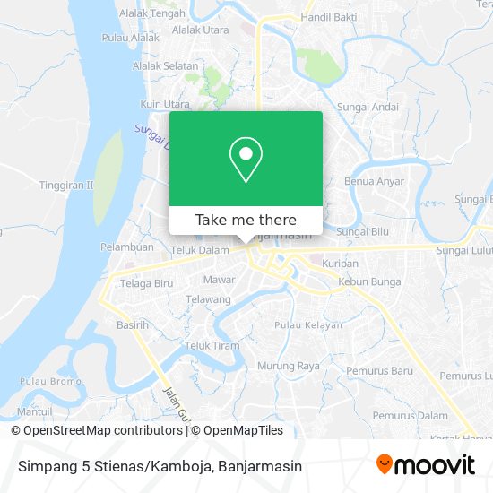 Simpang 5 Stienas/Kamboja map