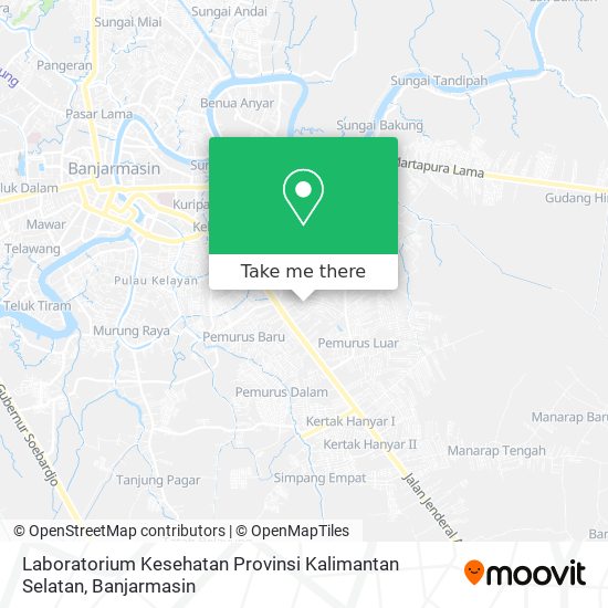 Laboratorium Kesehatan Provinsi Kalimantan Selatan map
