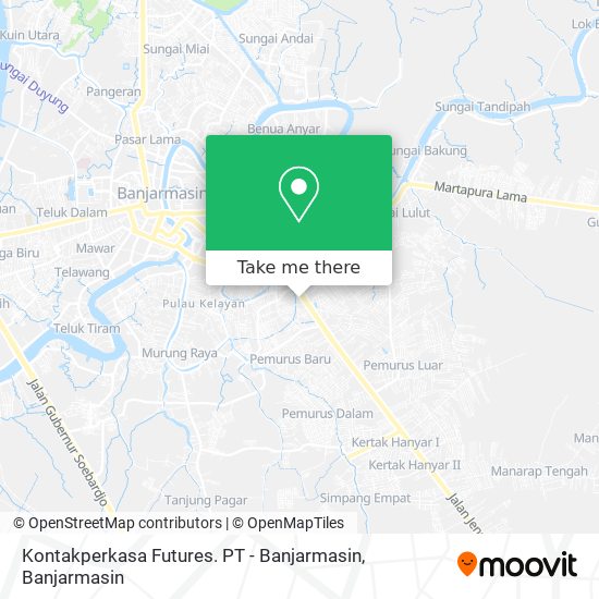 Kontakperkasa Futures. PT - Banjarmasin map