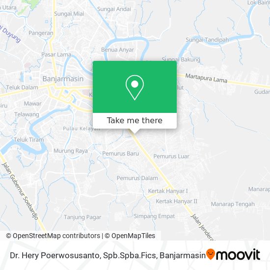 Dr. Hery Poerwosusanto, Spb.Spba.Fics map