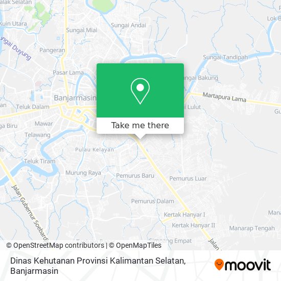 Dinas Kehutanan Provinsi Kalimantan Selatan map
