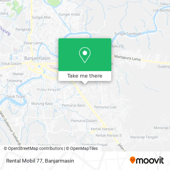 Rental Mobil 77 map