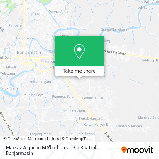Markaz Alqur'an MA'had Umar Bin Khattab map
