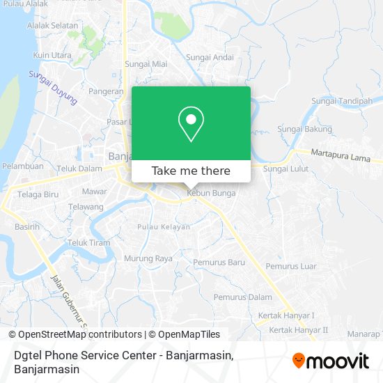 Dgtel Phone Service Center - Banjarmasin map