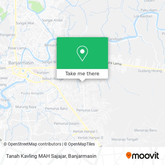 Tanah Kavling MAH Sajajar map