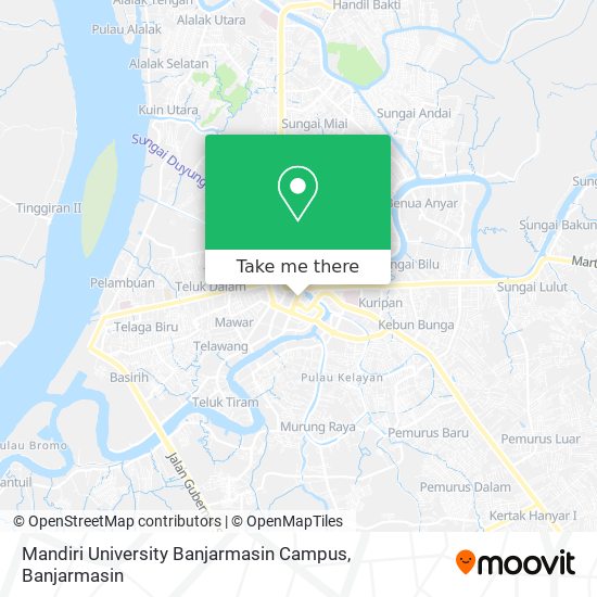 Mandiri University Banjarmasin Campus map