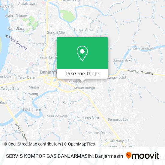 SERVIS KOMPOR GAS BANJARMASIN map
